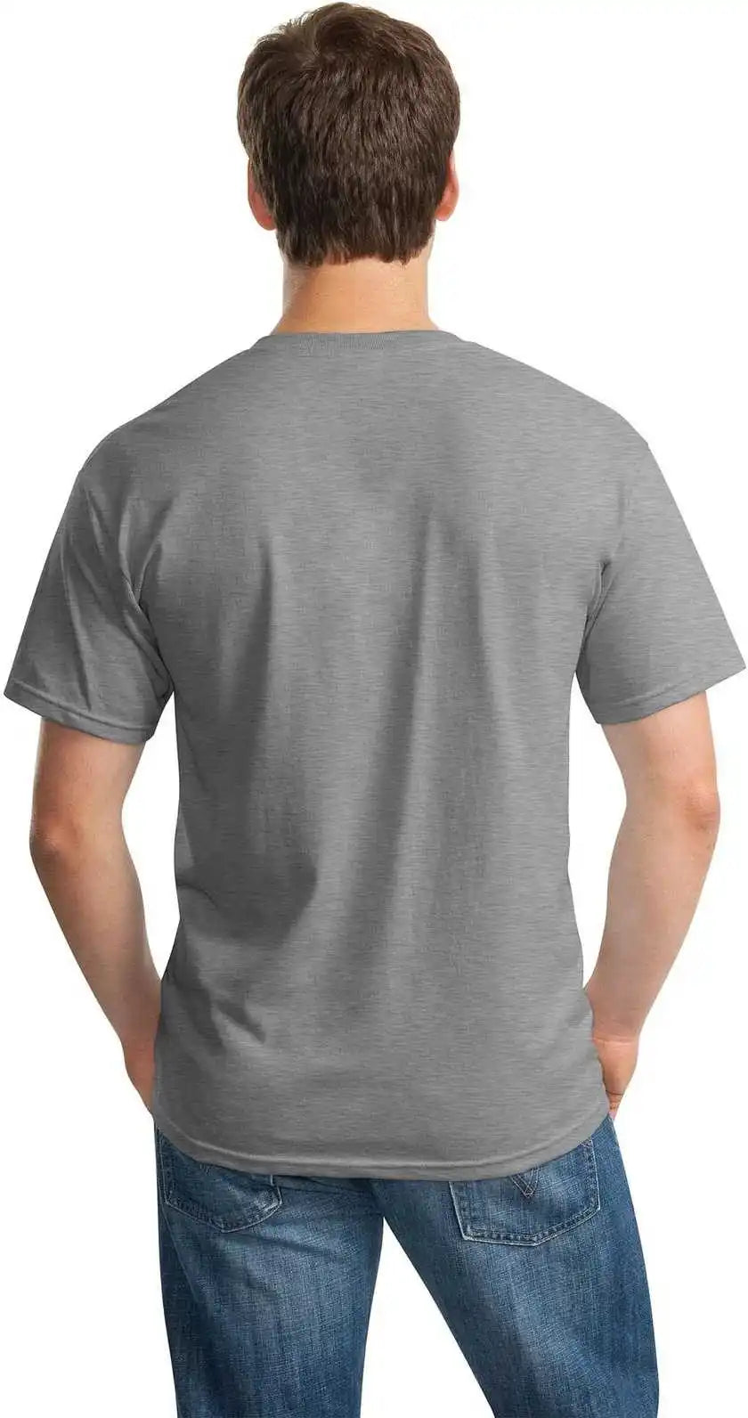 Gildan 5000 Heavy Cotton 100% t Shirt Sport Gray
