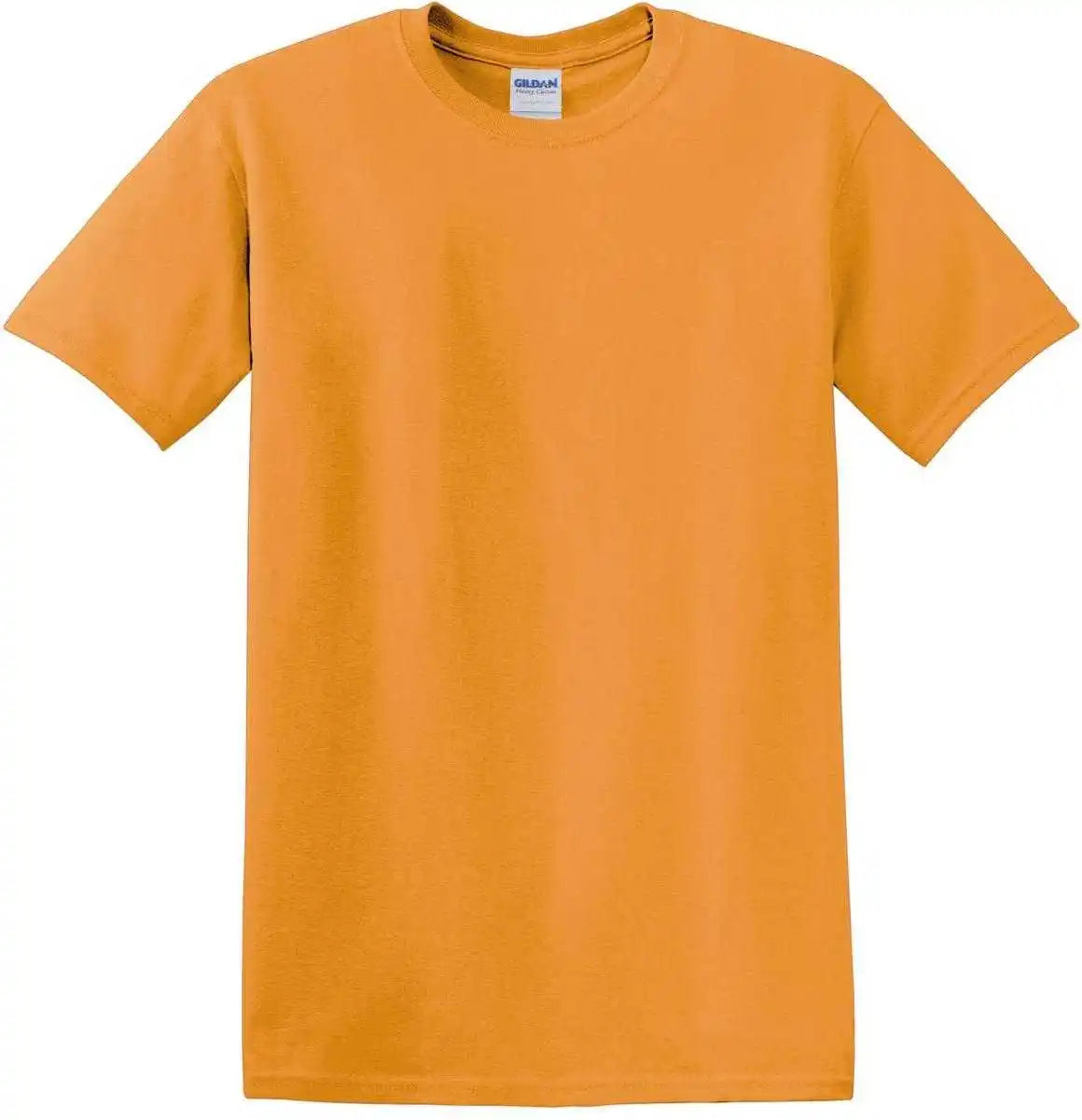 Gildan 5000 Heavy Cotton 100% t Shirt Tennessee Orange