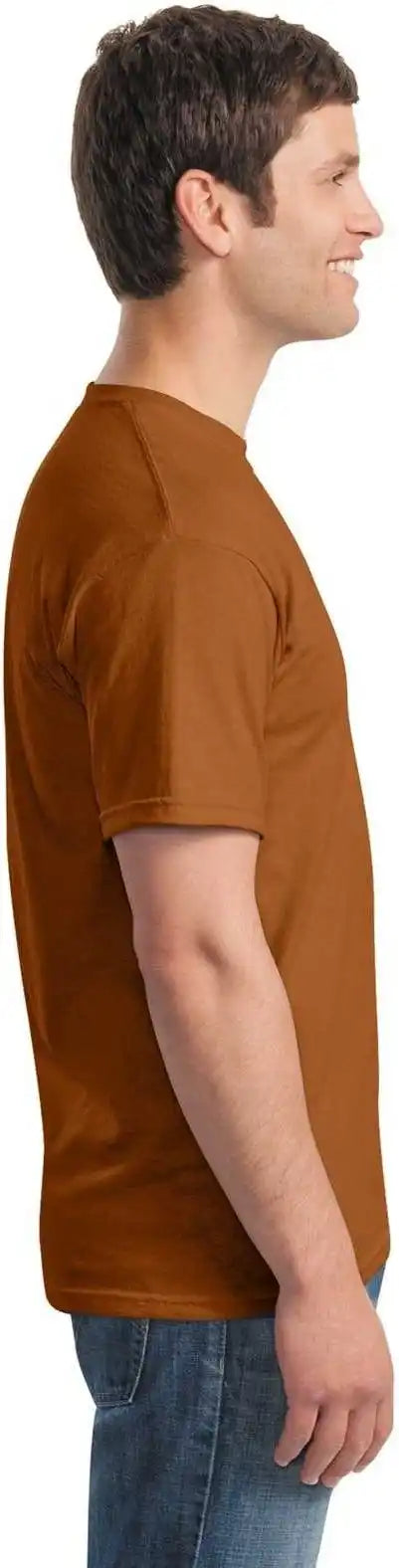 Gildan 5000 Heavy Cotton 100% t Shirt Texas Orange