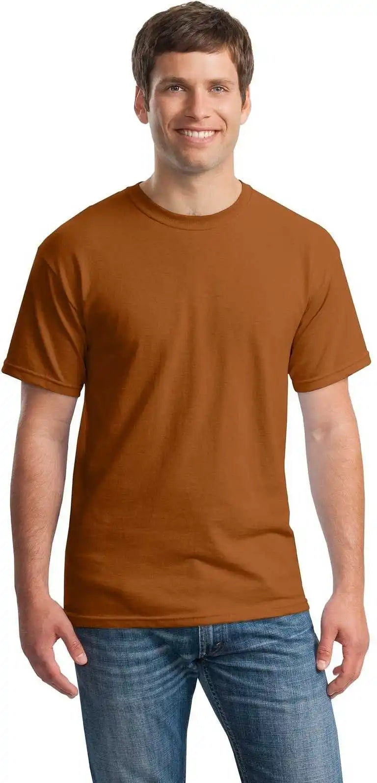 Gildan 5000 Heavy Cotton 100% t Shirt Texas Orange