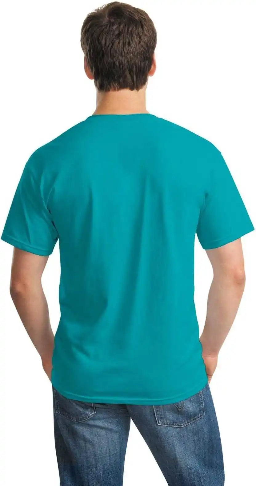 Gildan 5000 Heavy Cotton 100% t Shirt Tropical Blue