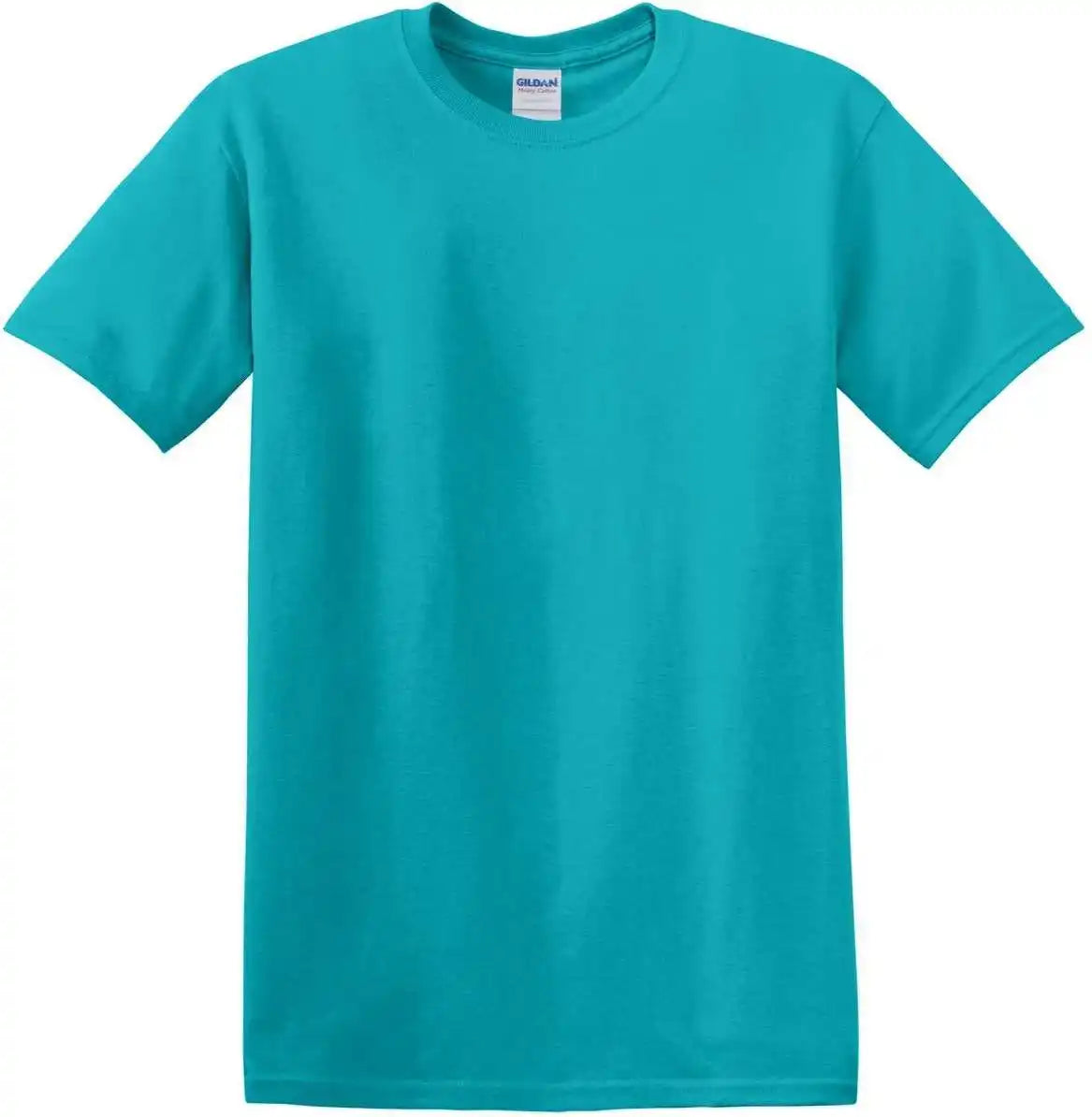 Gildan 5000 Heavy Cotton 100% t Shirt Tropical Blue