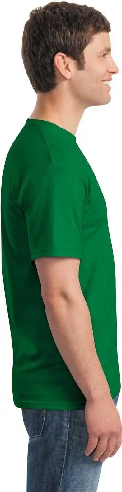 Gildan 5000 Heavy Cotton 100% t Shirt Turf Green
