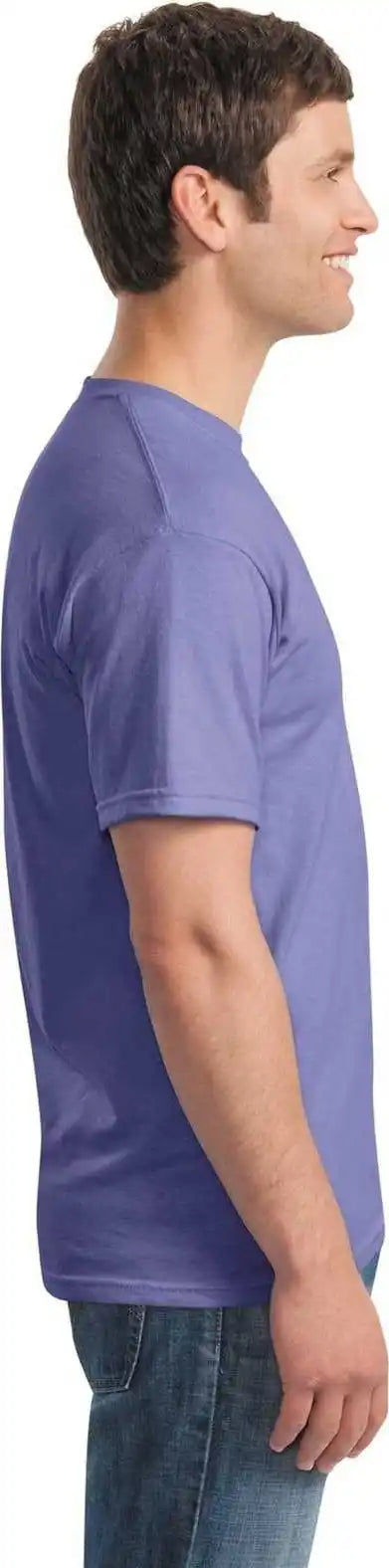 Gildan 5000 Heavy Cotton 100% t Shirt Violet