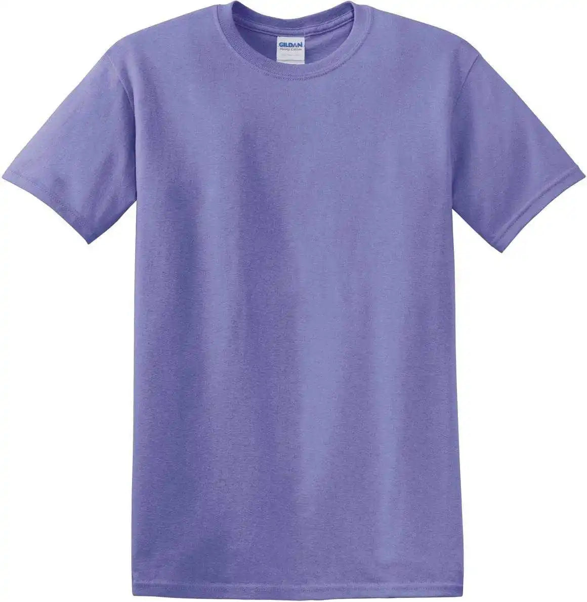 Gildan 5000 Heavy Cotton 100% t Shirt Violet