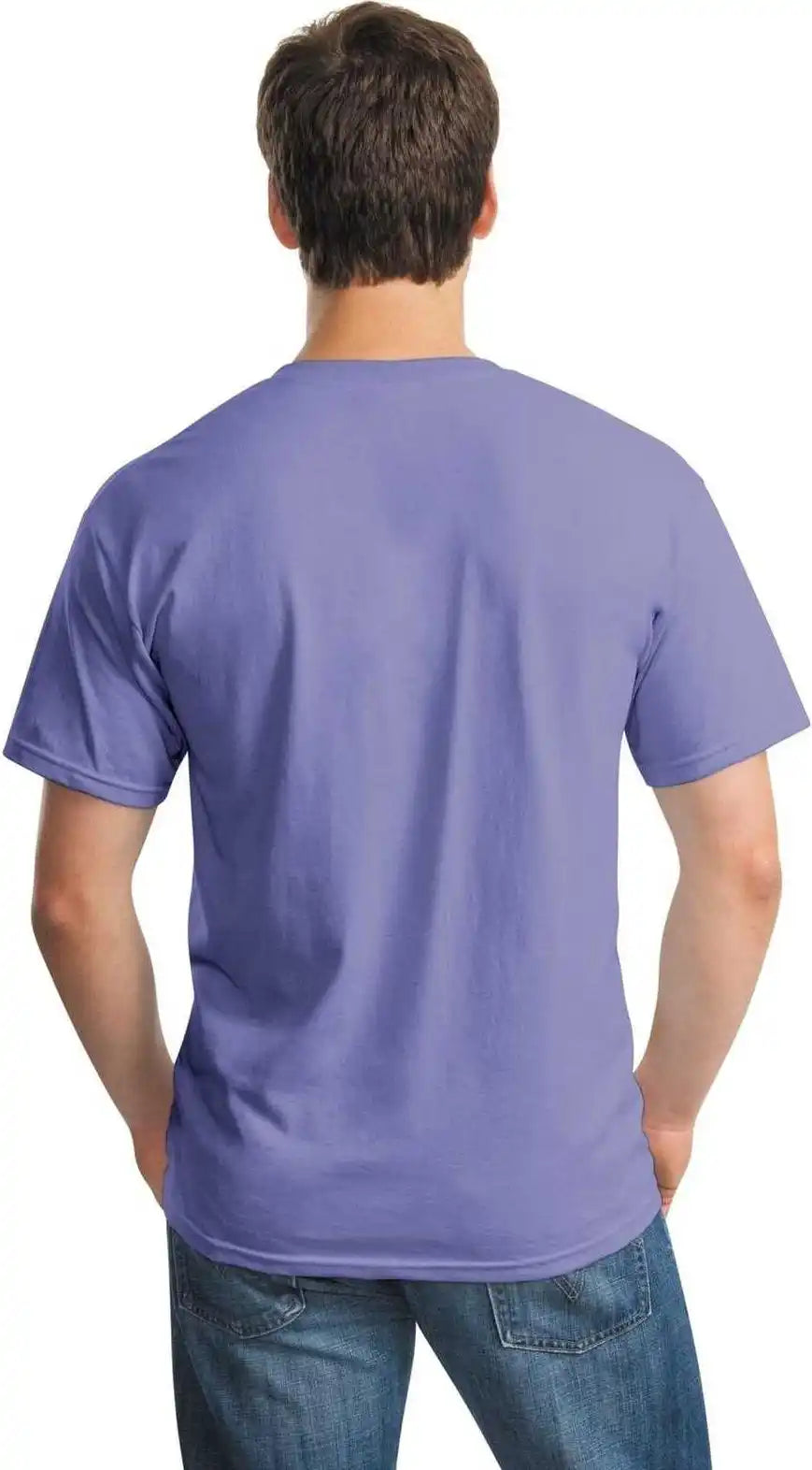 Gildan 5000 Heavy Cotton 100% t Shirt Violet