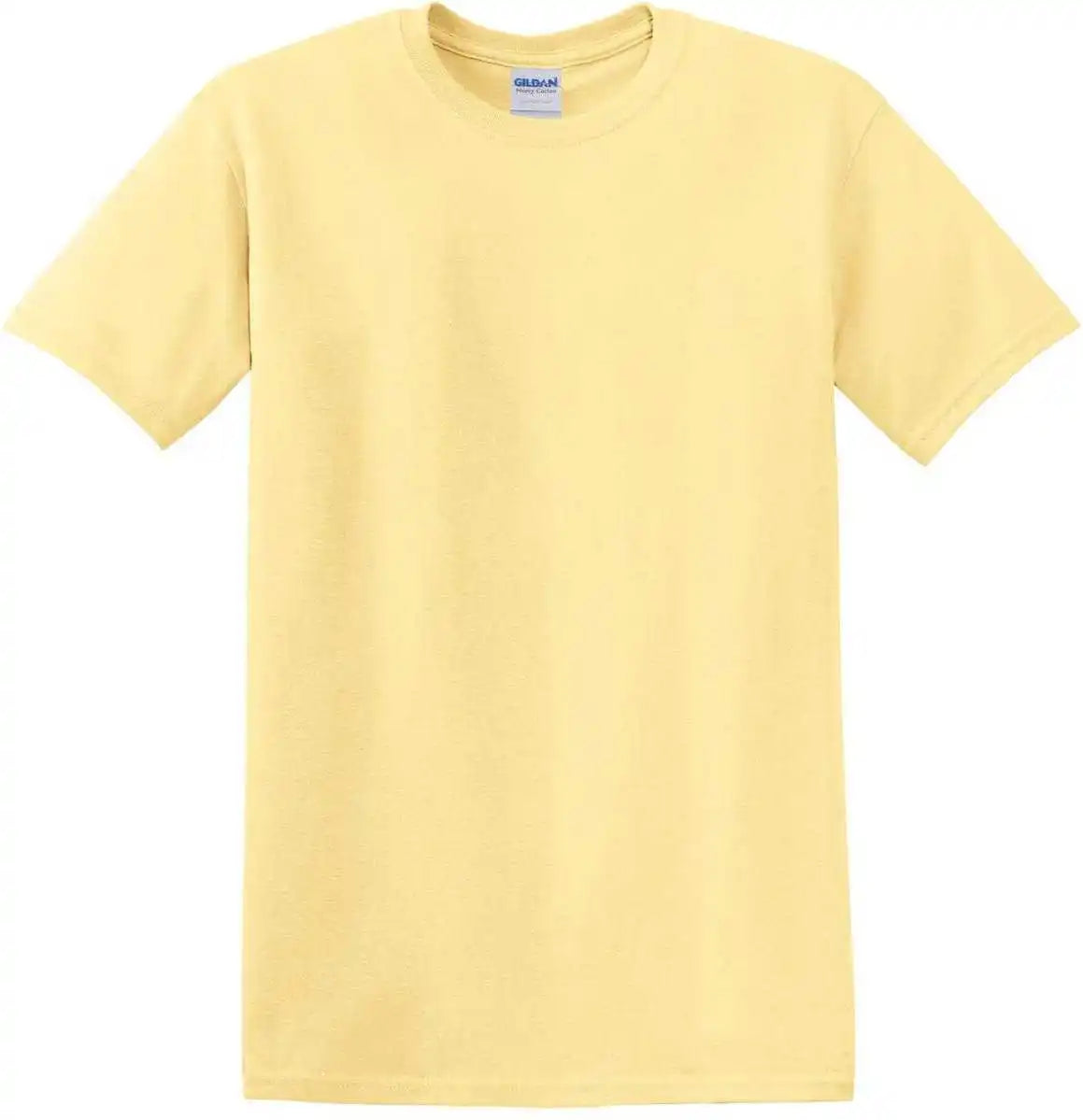 Gildan 5000 Heavy Cotton 100% t Shirt Yellow Haze