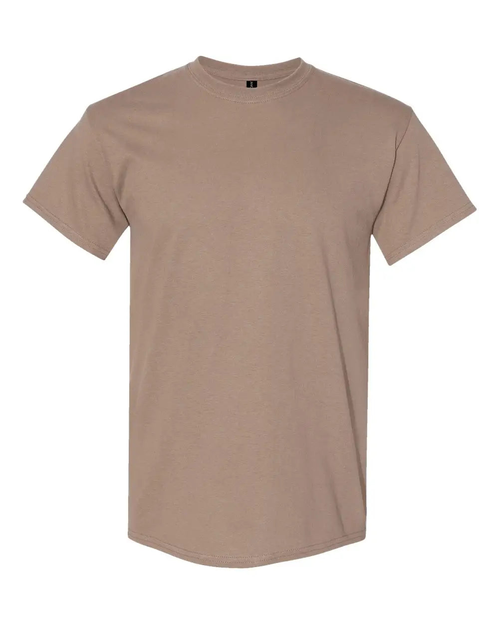 Gildan 5000 Heavy Cotton™ T-shirt - Brown Savana - Dark Gray / s