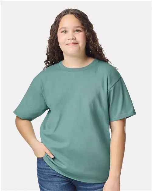 Gildan 5000b Heavy Cotton™ Youth T-shirt - Aquatic
