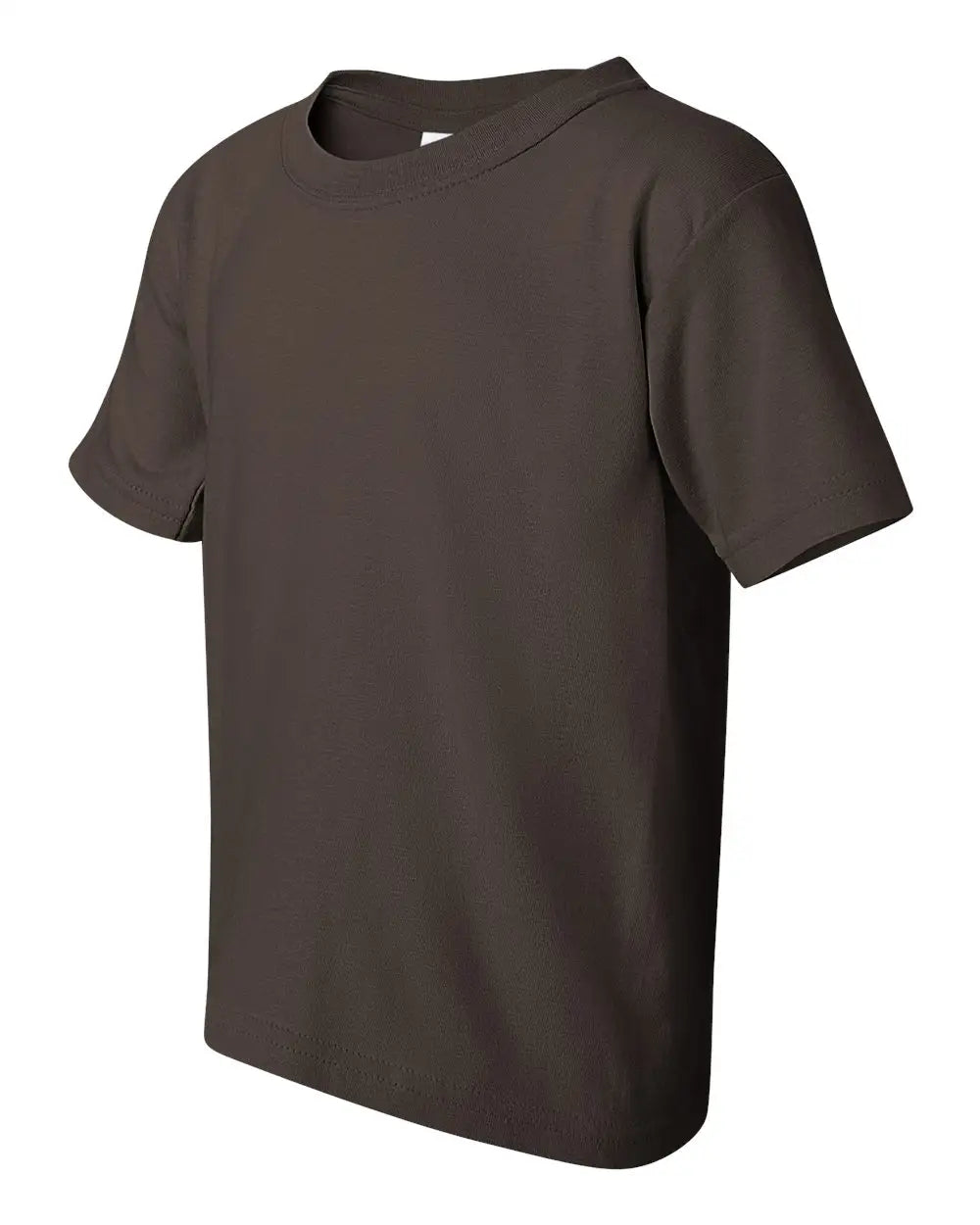 Gildan 5000b Heavy Cotton™ Youth T-shirt - Dark Chocolate - Coffee / Xs