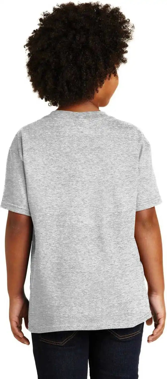 Gildan 5000b Youth Heavy Cotton 100% t Shirt Ash