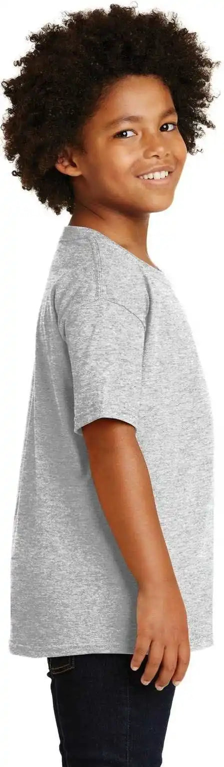 Gildan 5000b Youth Heavy Cotton 100% t Shirt Ash