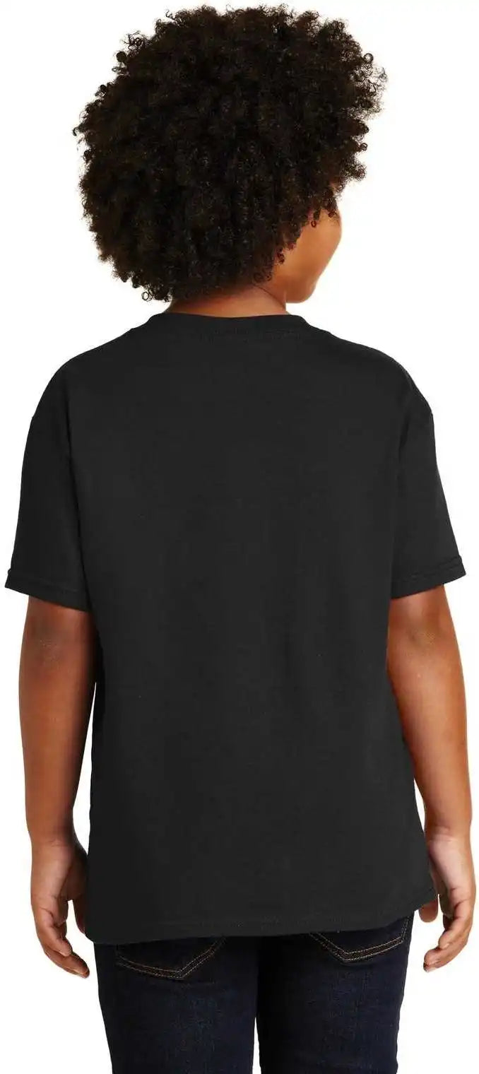 Gildan 5000b Youth Heavy Cotton 100% T-shirt - Black