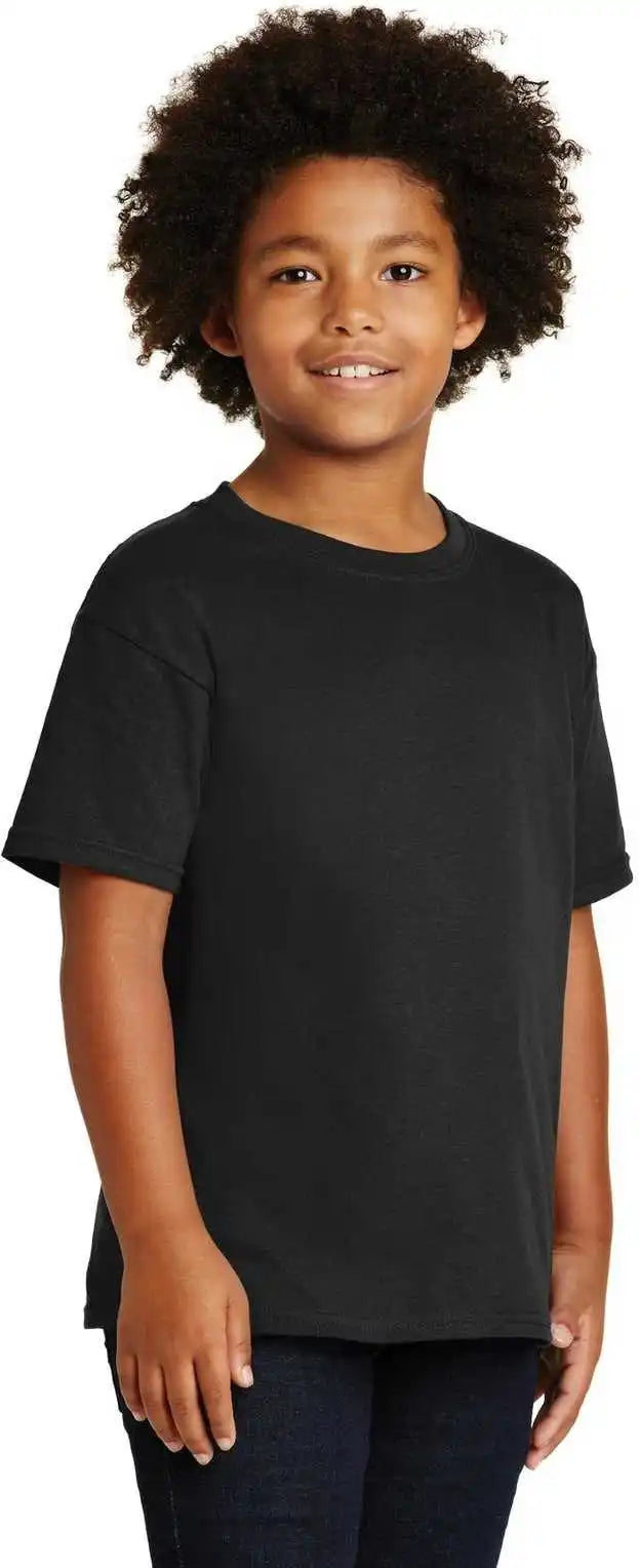 Gildan 5000b Youth Heavy Cotton 100% T-shirt - Black