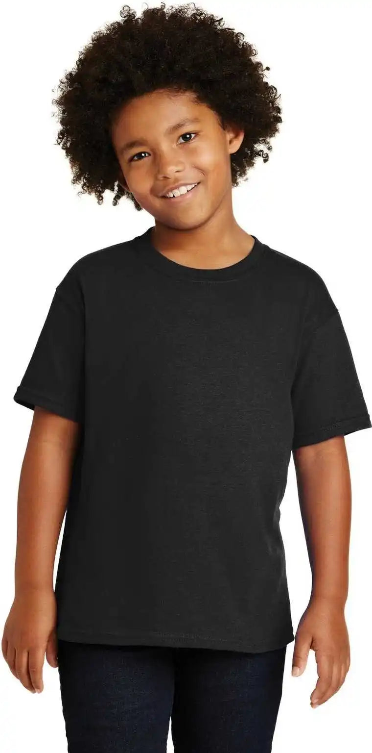 Gildan 5000b Youth Heavy Cotton 100% T-shirt - Black