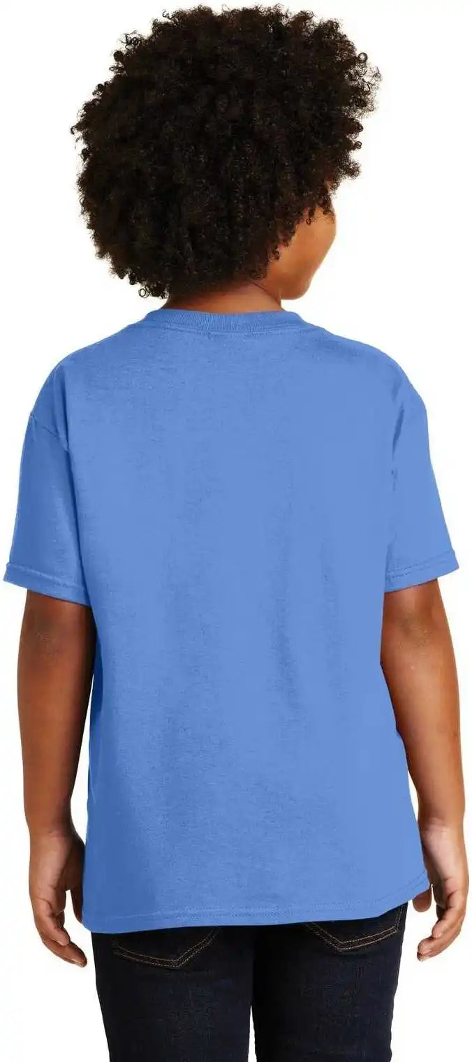 Gildan 5000b Youth Heavy Cotton 100% t Shirt Carolina Blue