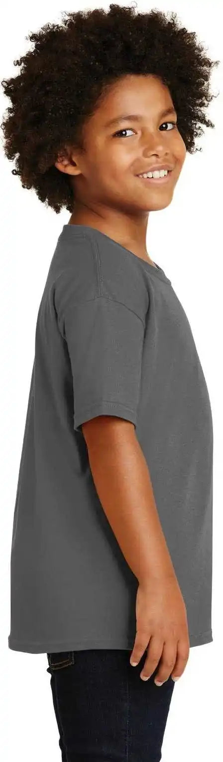 Gildan 5000b Youth Heavy Cotton 100% t Shirt Charcoal