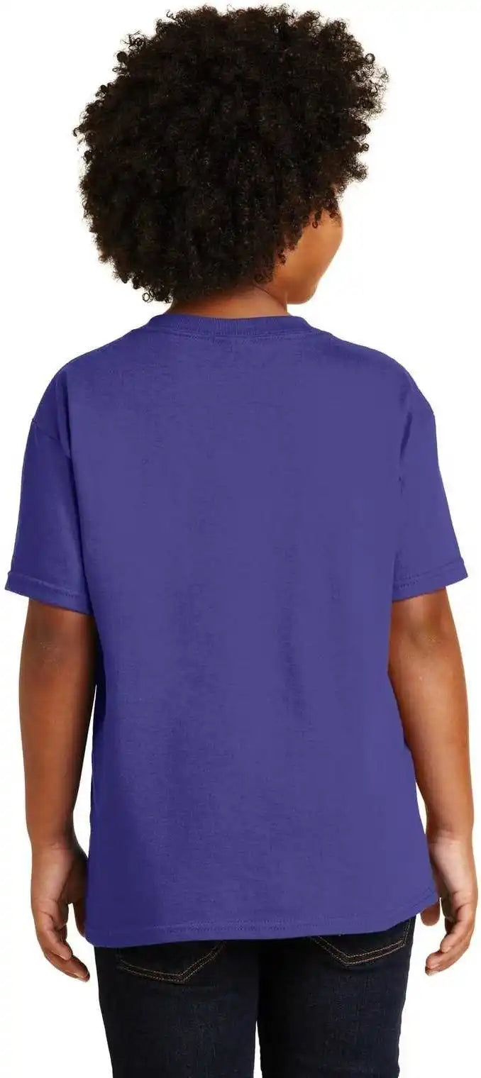 Gildan 5000b Youth Heavy Cotton 100% t Shirt Cobalt