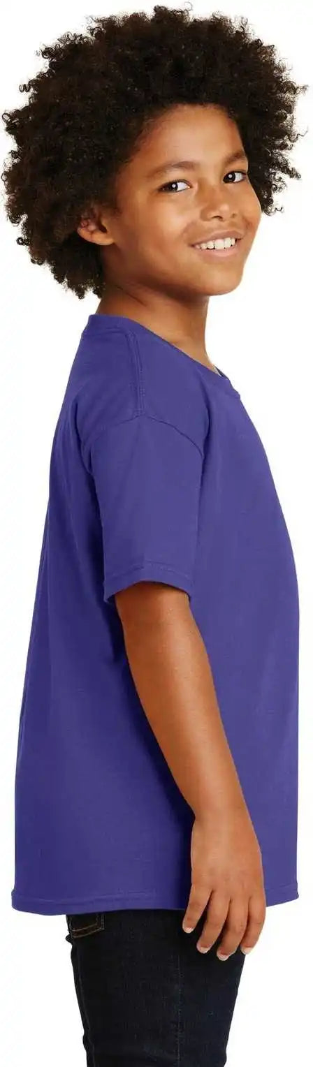 Gildan 5000b Youth Heavy Cotton 100% t Shirt Cobalt
