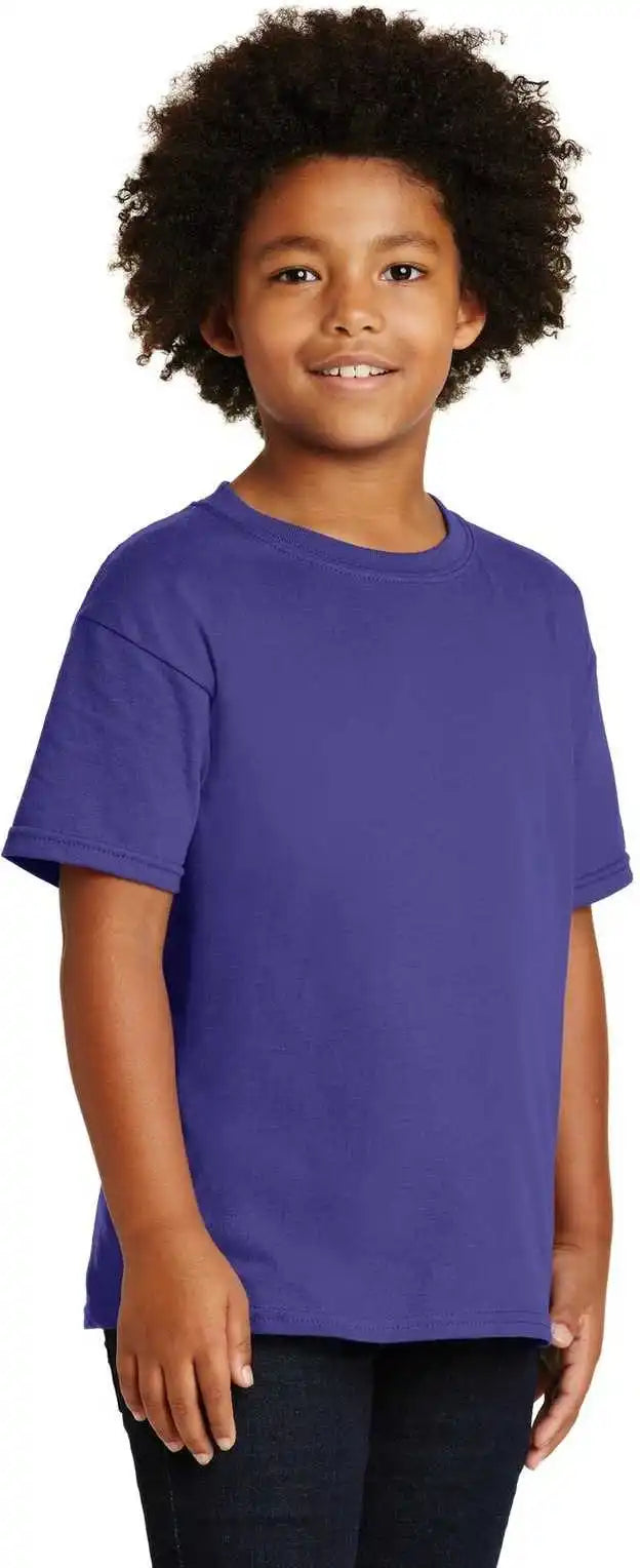 Gildan 5000b Youth Heavy Cotton 100% t Shirt Cobalt