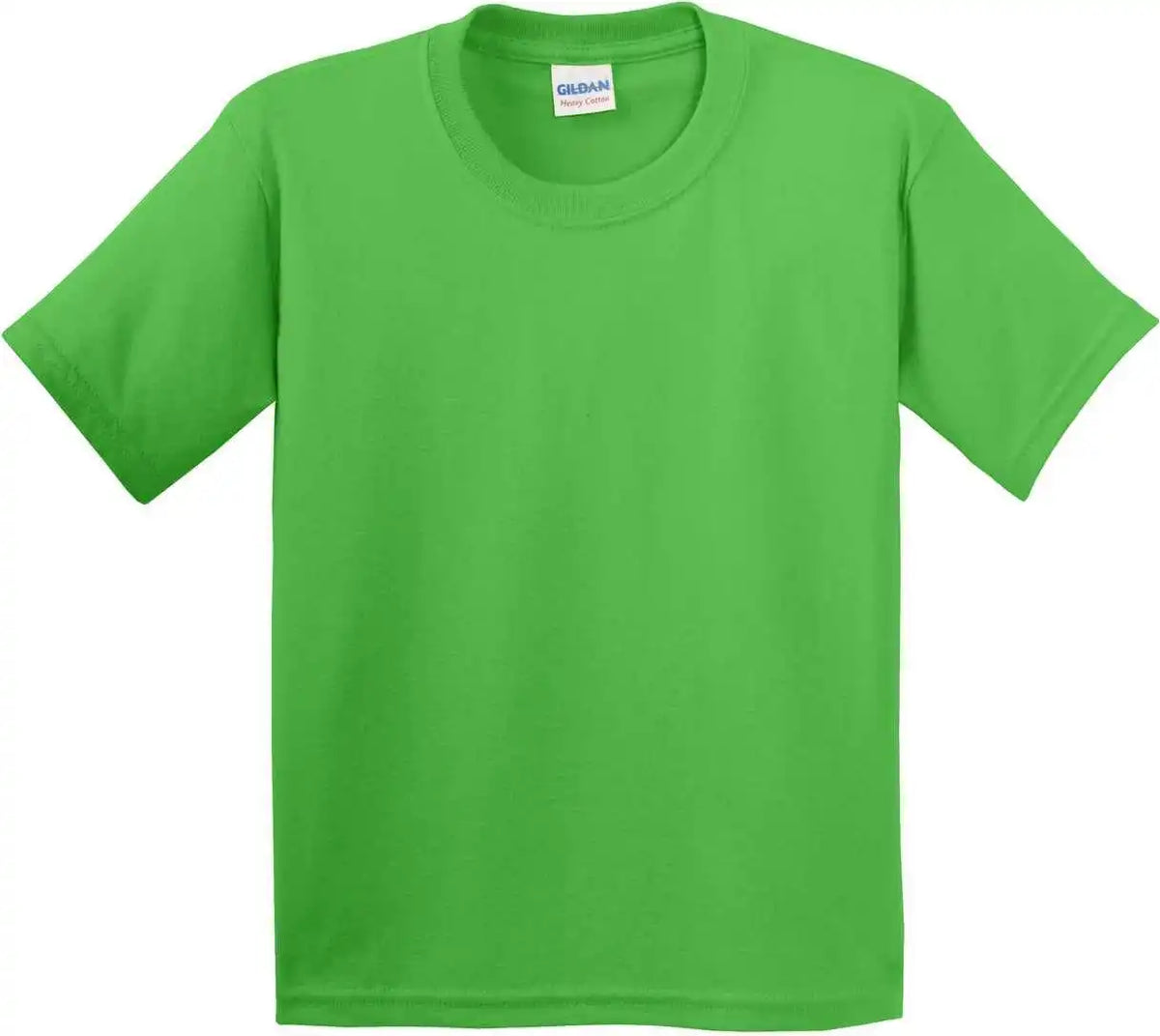 Gildan 5000b Youth Heavy Cotton 100% t Shirt Electric Green