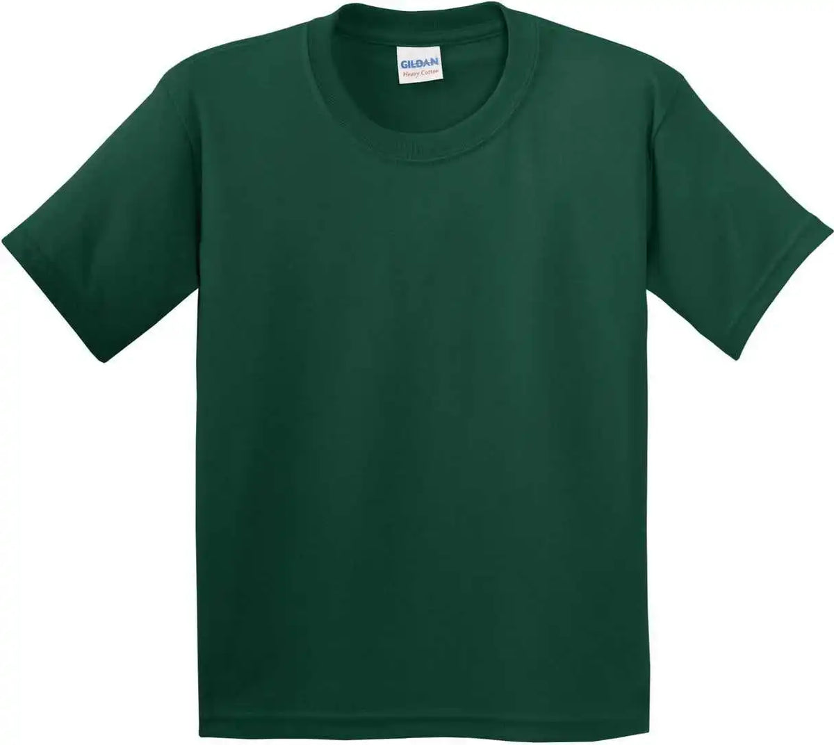 Gildan 5000b Youth Heavy Cotton 100% t Shirt Forest
