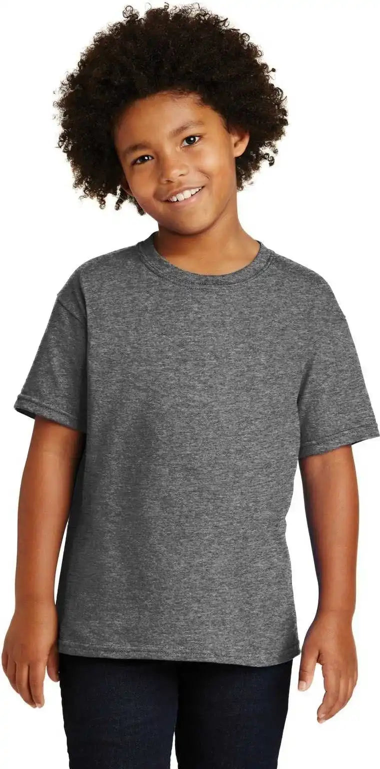 Gildan 5000b Youth Heavy Cotton 100% T-shirt - Graphite Heather