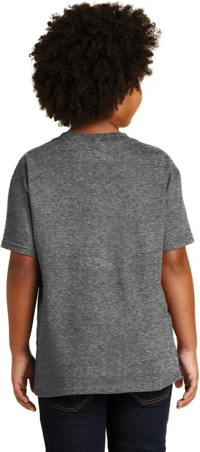 Gildan 5000b Youth Heavy Cotton 100% T-shirt - Graphite Heather