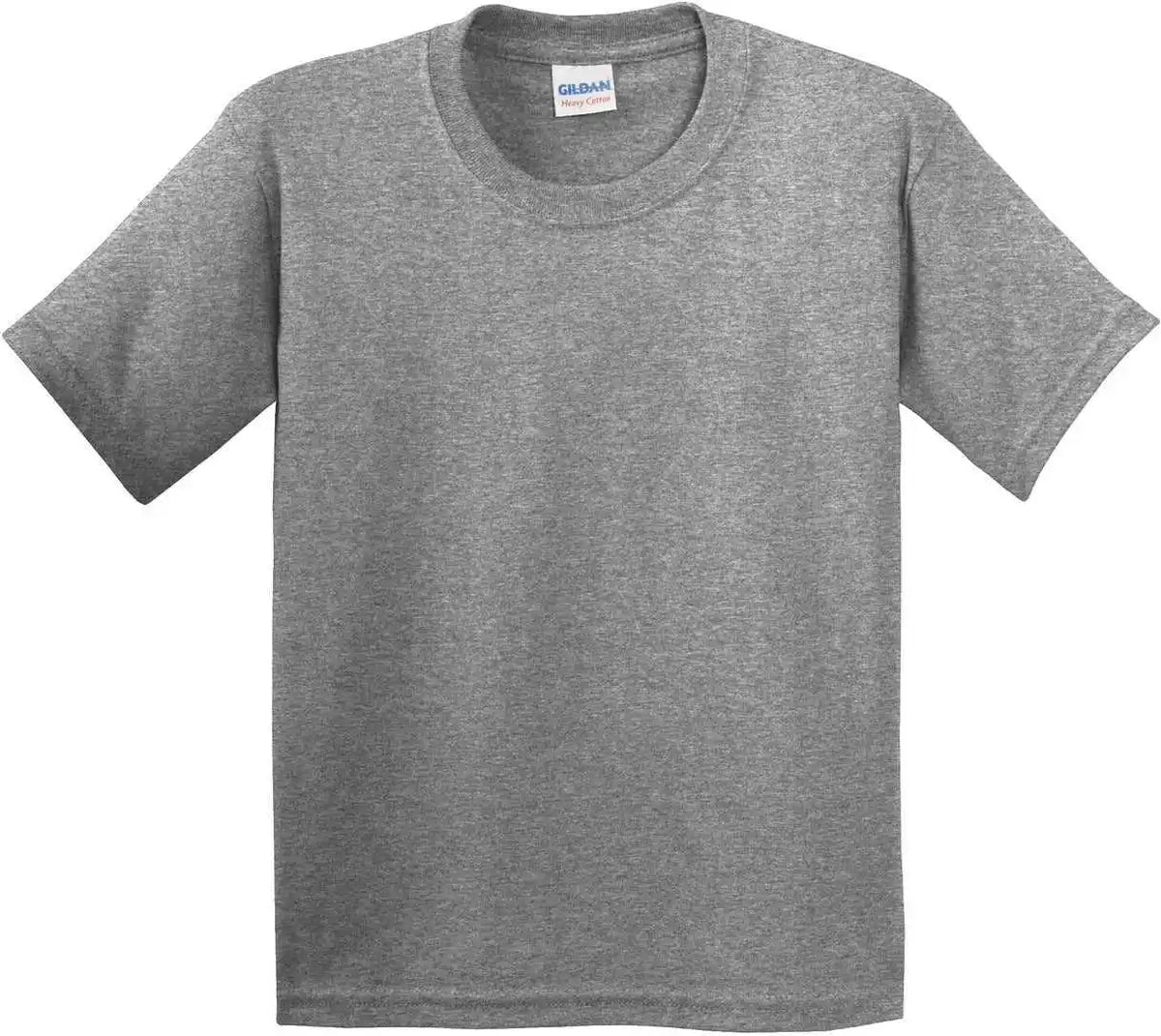 Gildan 5000b Youth Heavy Cotton 100% t Shirt Graphite Heather