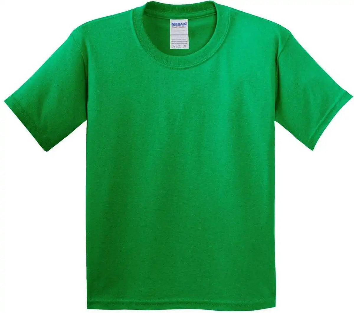 Gildan 5000b Youth Heavy Cotton 100% t Shirt Irish Green