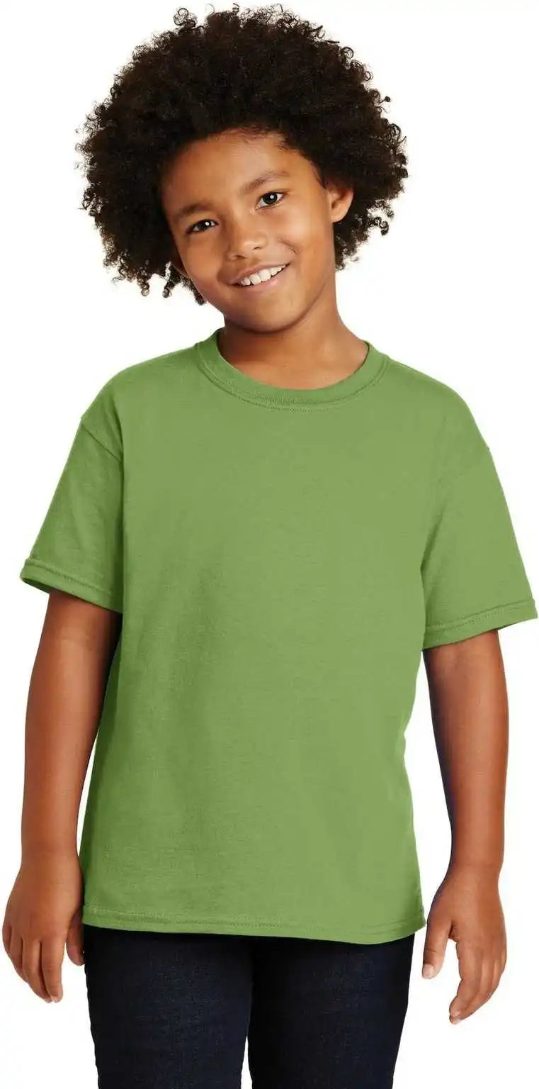 Gildan 5000b Youth Heavy Cotton 100% t Shirt Kiwi