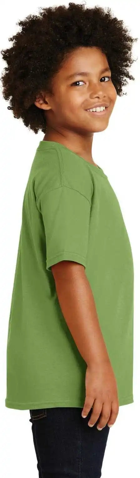 Gildan 5000b Youth Heavy Cotton 100% t Shirt Kiwi