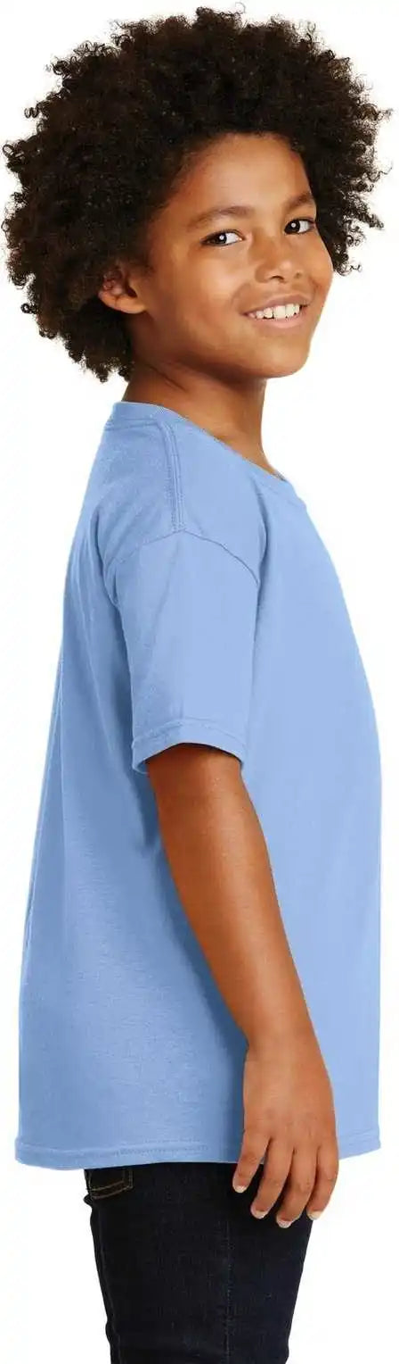 Gildan 5000b Youth Heavy Cotton 100% t Shirt Light Blue
