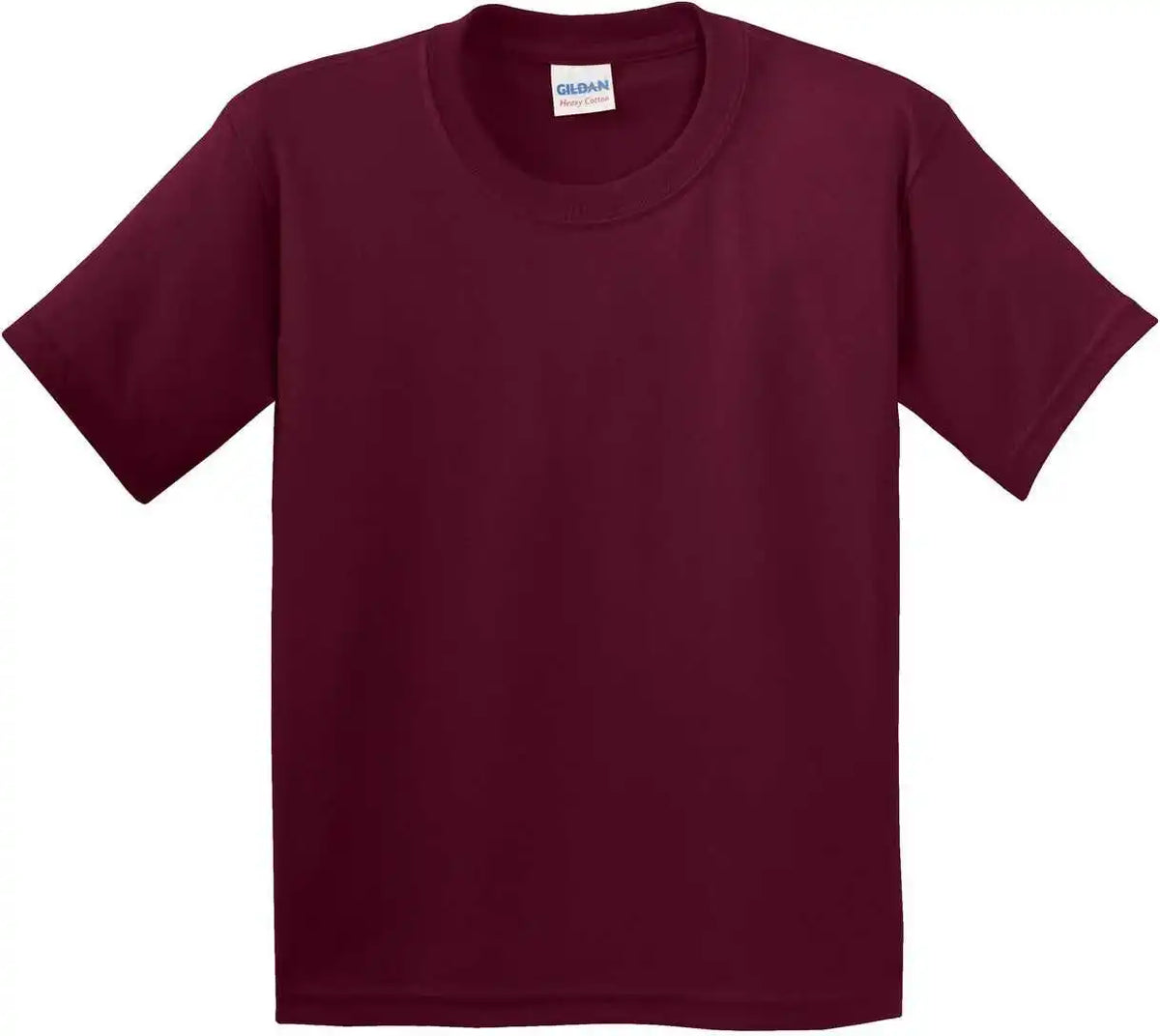 Gildan 5000b Youth Heavy Cotton 100% t Shirt Maroon