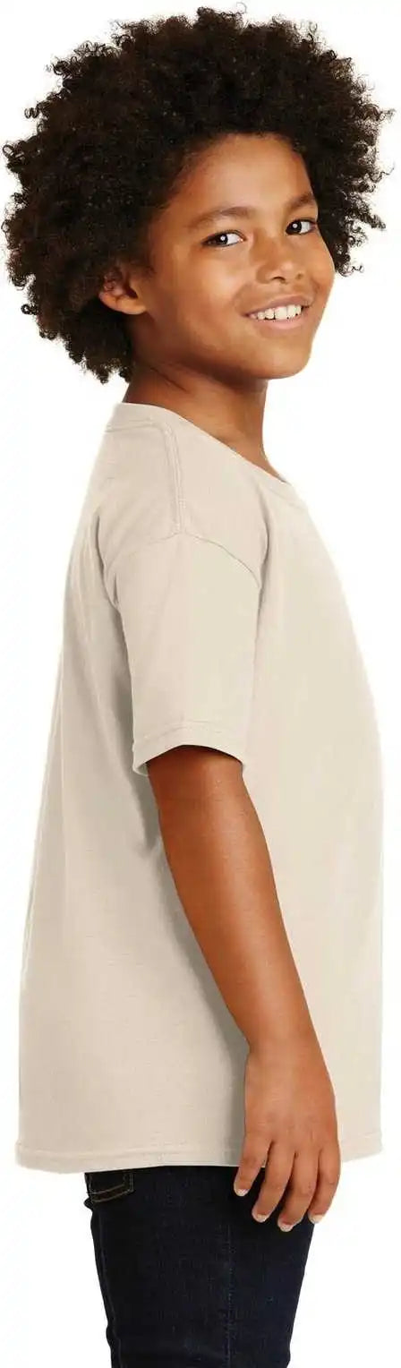 Gildan 5000b Youth Heavy Cotton 100% T-shirt - Natural
