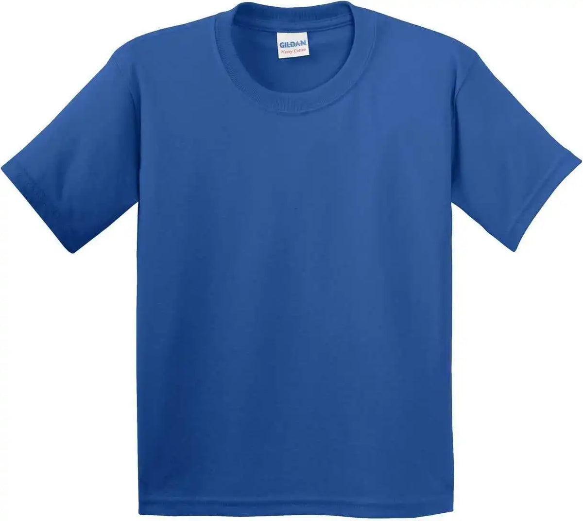 Gildan 5000b Youth Heavy Cotton 100% t Shirt Neon Blue