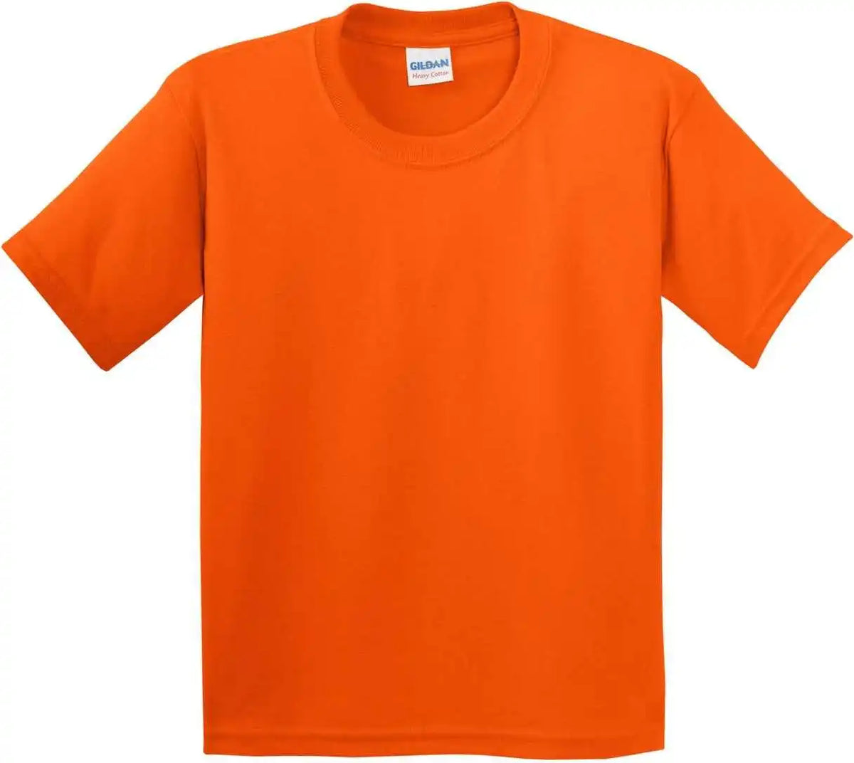 Gildan 5000b Youth Heavy Cotton 100% t Shirt Orange