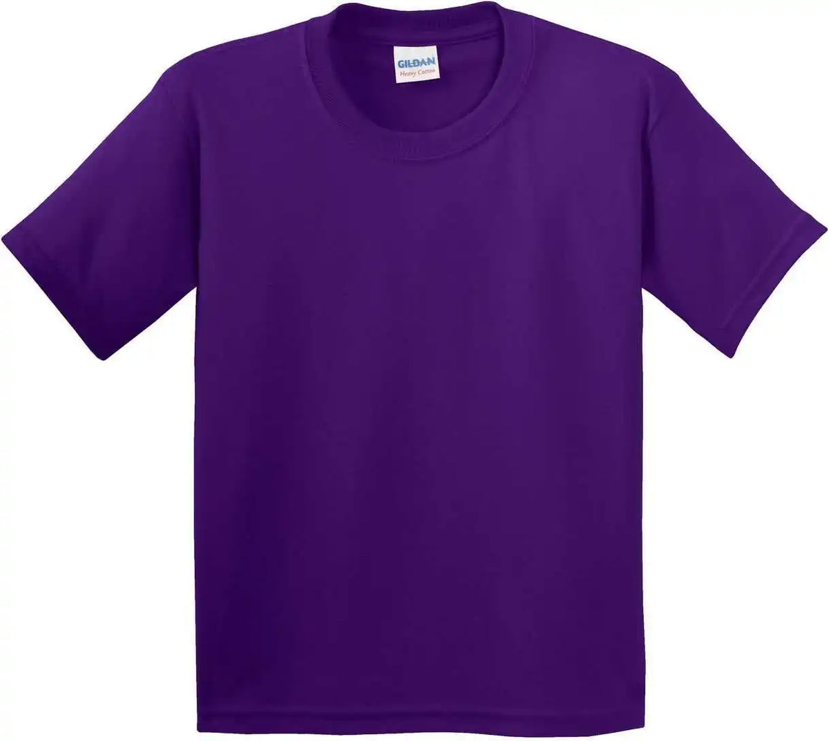 Gildan 5000b Youth Heavy Cotton 100% t Shirt Purple
