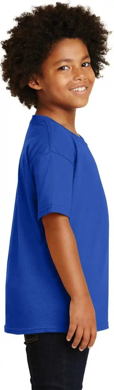 Gildan 5000b Youth Heavy Cotton 100% t Shirt Royal