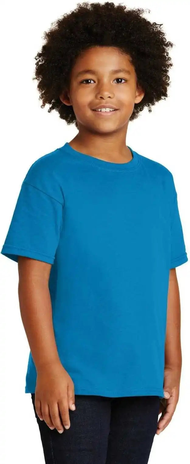 Gildan 5000b Youth Heavy Cotton 100% T-shirt - Sapphire