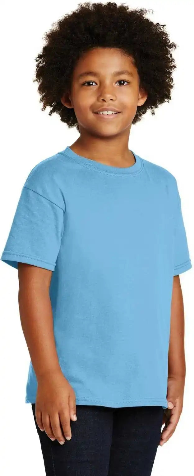 Gildan 5000b Youth Heavy Cotton 100% t Shirt Sky