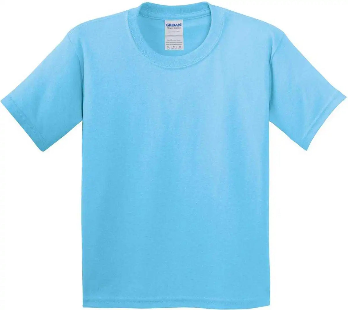 Gildan 5000b Youth Heavy Cotton 100% t Shirt Sky