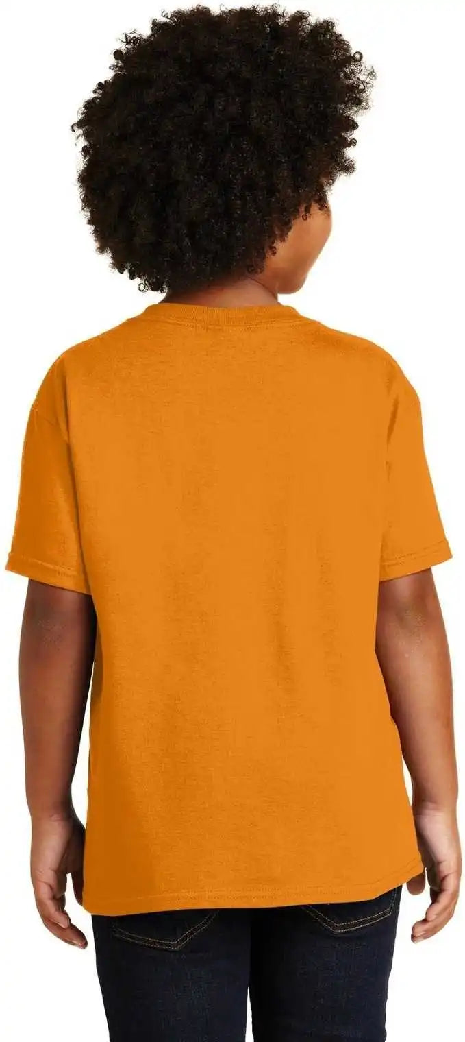 Gildan 5000b Youth Heavy Cotton 100% t Shirt Tennessee Orange