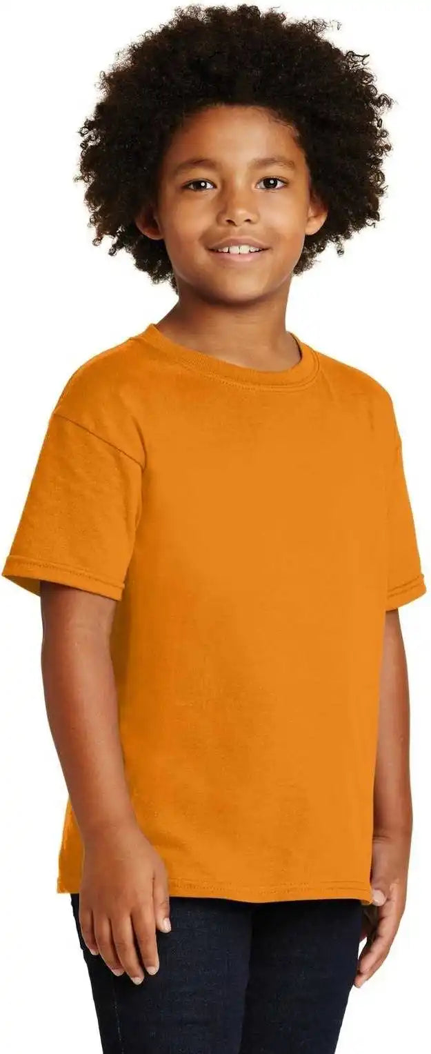 Gildan 5000b Youth Heavy Cotton 100% t Shirt Tennessee Orange