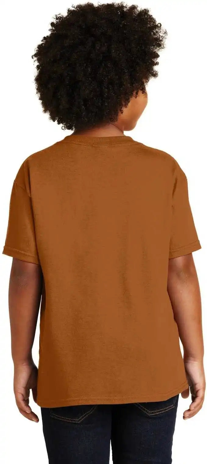 Gildan 5000b Youth Heavy Cotton 100% T-shirt - Texas Orange