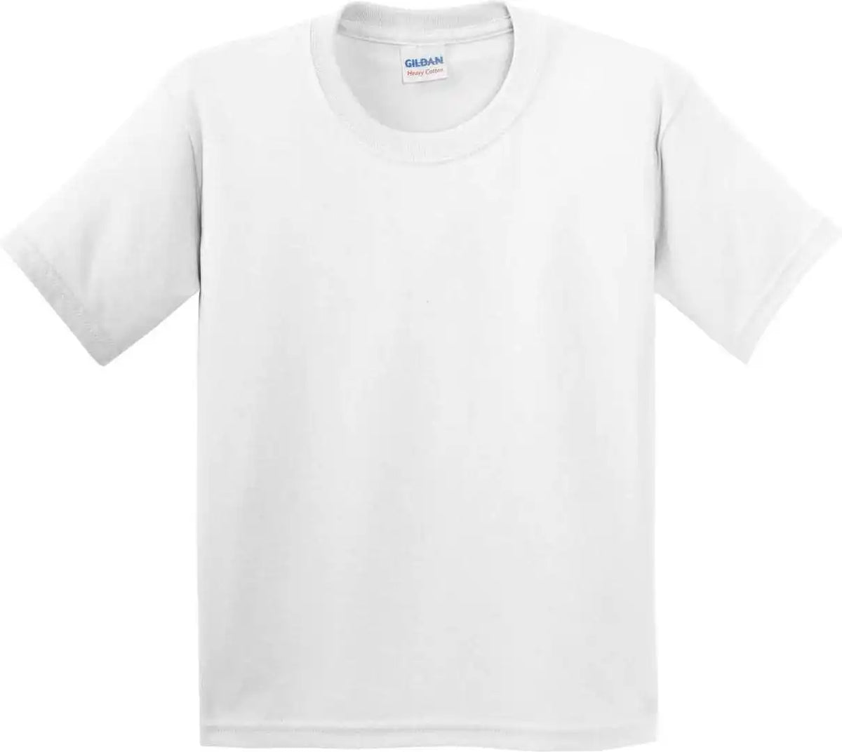 Gildan 5000b Youth Heavy Cotton 100% T-shirt - White