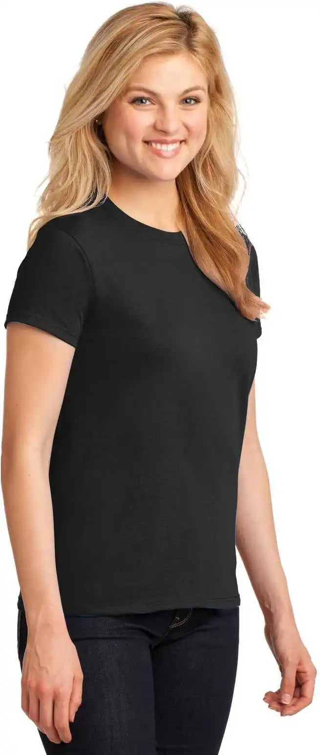 Gildan 5000l Ladies Heavy Cotton 100% t Shirt Black