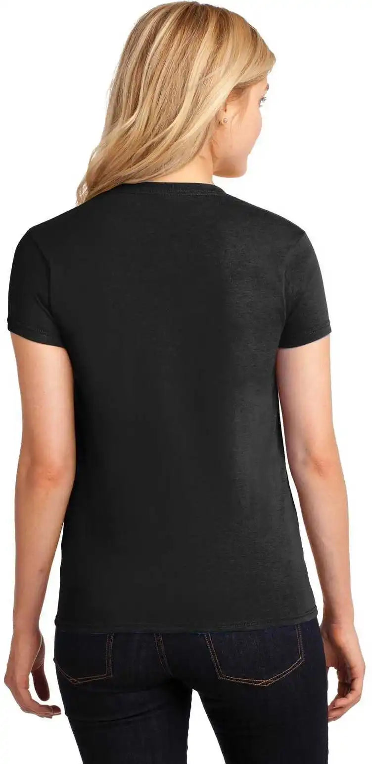 Gildan 5000l Ladies Heavy Cotton 100% t Shirt Black