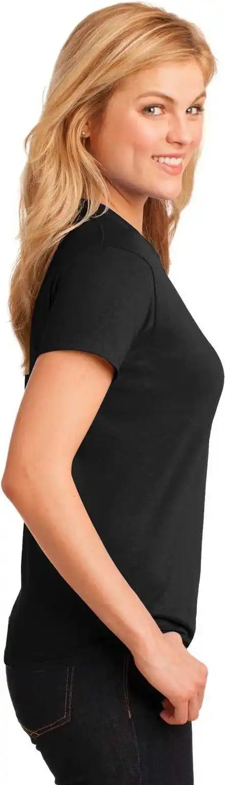 Gildan 5000l Ladies Heavy Cotton 100% t Shirt Black