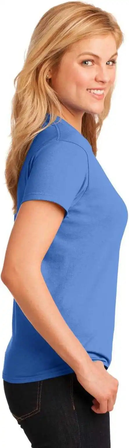 Gildan 5000l Ladies Heavy Cotton 100% t Shirt Carolina Blue
